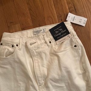 Abercrombie white jeans